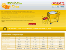 Tablet Screenshot of maquinasdebatatachips.com.br